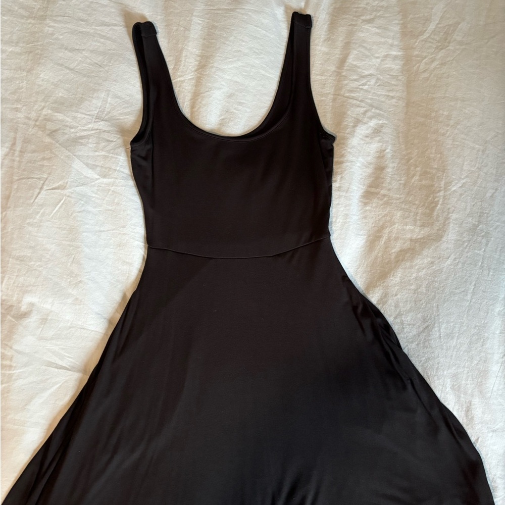 Sunday Best Black Fit and Flare Mini Dress - Picture 1 of 8